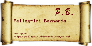 Pellegrini Bernarda névjegykártya